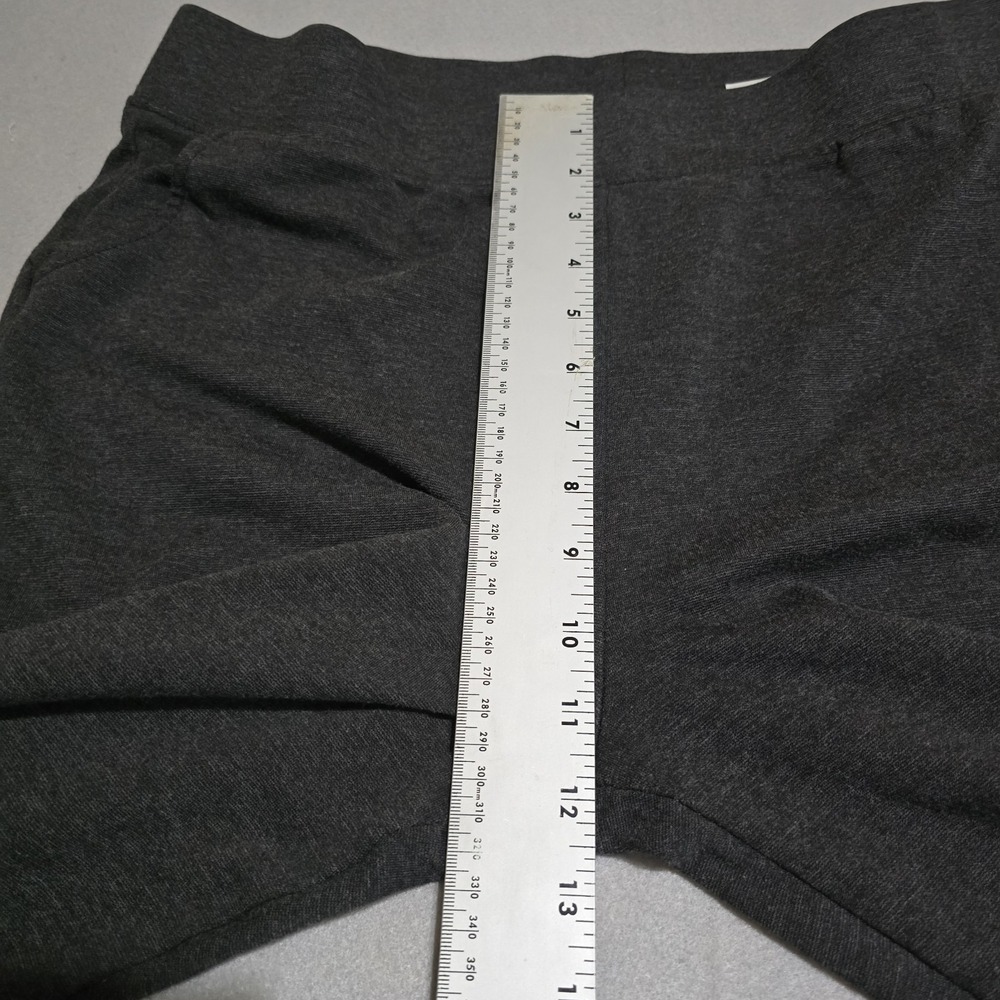 A New Day Women XL Charcoal Gray Knit Pants Ankle Zip Tapered Stretch Pockets - Picture 8 of 10